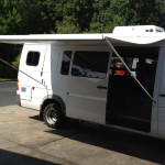 Sprinter Van with Side Canopy